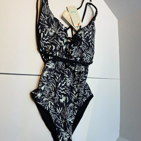 NWT Maaji Lace-Up REVERSIBLE One Piece - Picture 4 of 12